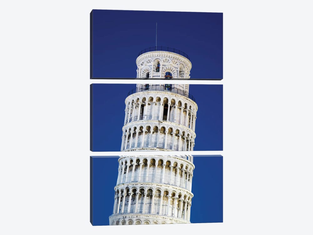 Italy, Pisa. Close-up of Leaning Tower by Jaynes Gallery 3-piece Canvas Print