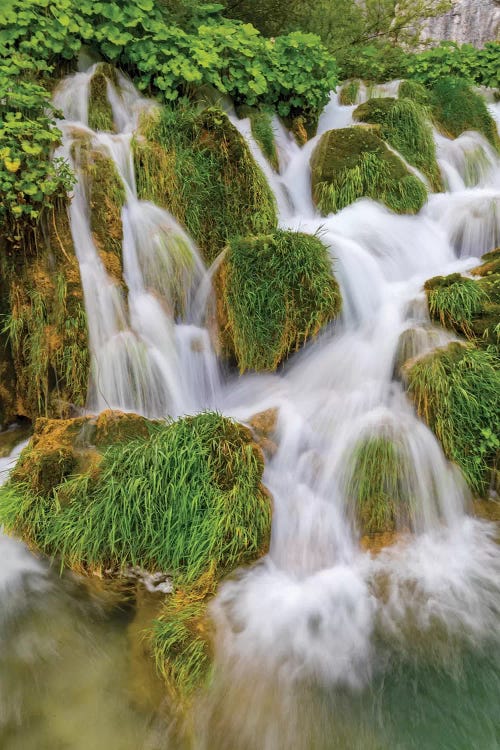 Croatia. Waterfalls in Plitvice National Park.