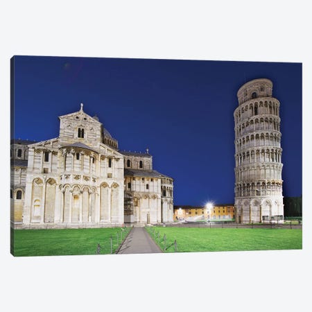 Italy, Pisa. Pisa Cathedral and Leaning Tower Canvas Print #JYG54} by Jaynes Gallery Canvas Artwork
