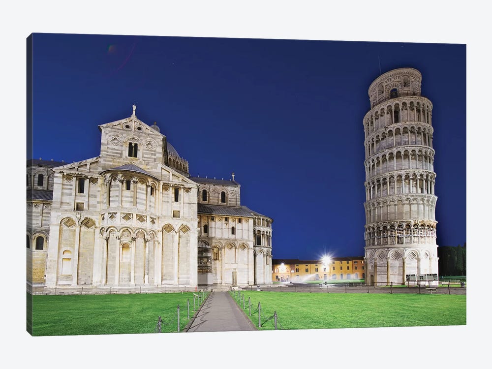 Italy, Pisa. Pisa Cathedral and Leaning Tower by Jaynes Gallery 1-piece Canvas Wall Art