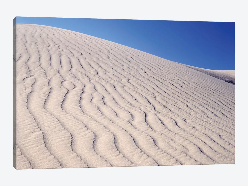 USA, California, Death Valley National Park. Sand dune patterns at Eureka Sand Dunes. by Jaynes Gallery 1-piece Canvas Art