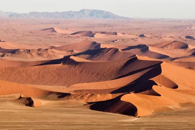 Namibia, Namib-Naukluft Park. Aerial of desert landscape.  by Jaynes Gallery acrylic art print