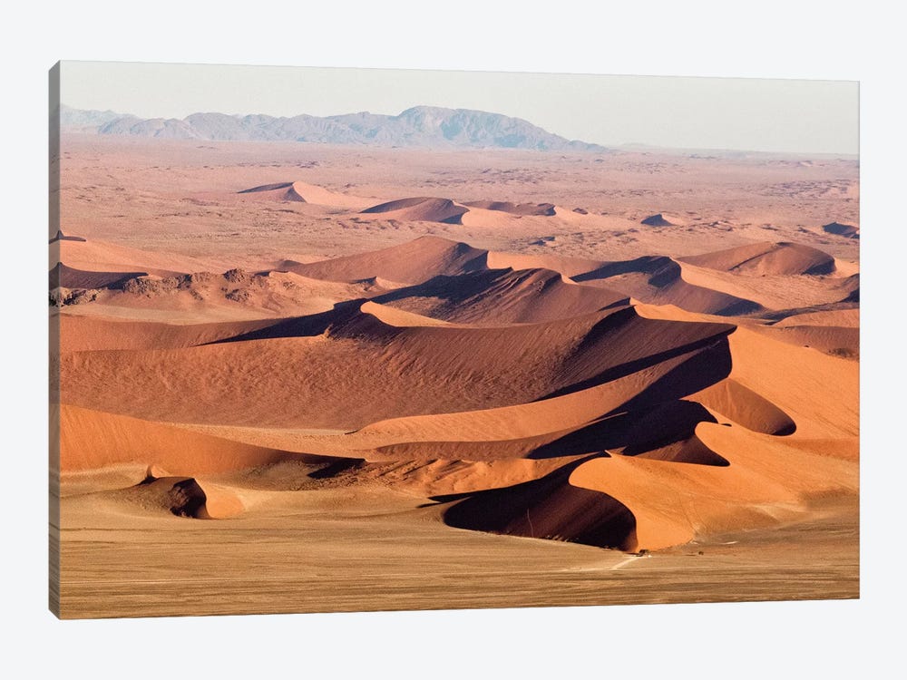 Namibia, Namib-Naukluft Park. Aerial of desert landscape.  by Jaynes Gallery 1-piece Canvas Art Print