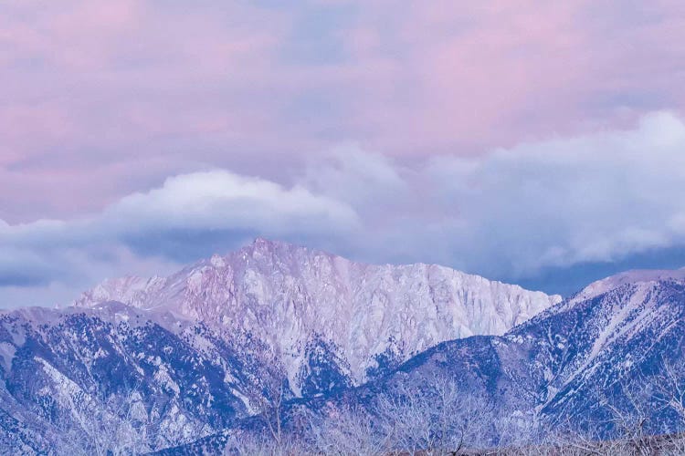 USA, Nevada, White Mountains. Sunset on Boundary Peak.