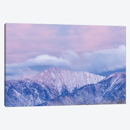 USA, Nevada, White Mountains. Sunset on Boundary Peak. Canvas Print #JYG720} by Jaynes Gallery Canvas Wall Art