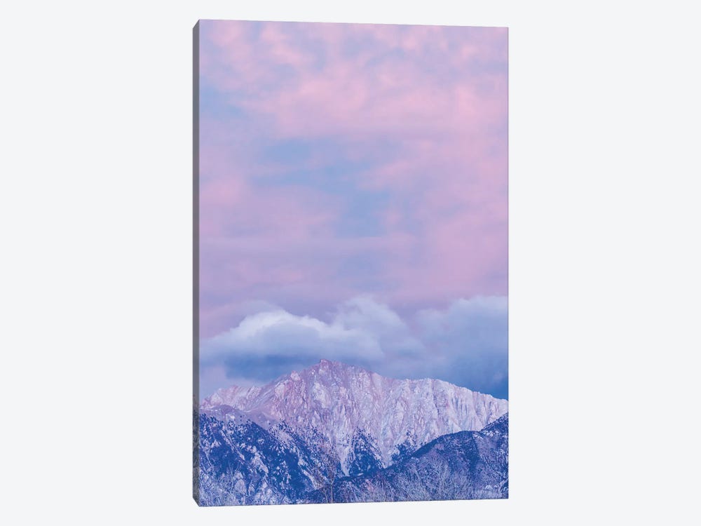 USA, Nevada, White Mountains. Sunset on Boundary Peak. by Jaynes Gallery 1-piece Canvas Wall Art