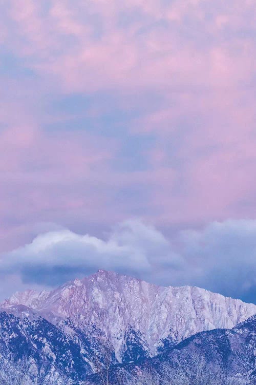 USA, Nevada, White Mountains. Sunset on Boundary Peak.