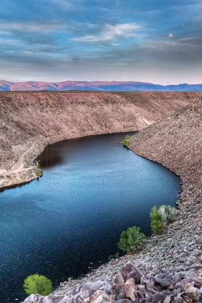 Jaynes Gallery: USA, California, Bishop. Landscape with Pleasant Valley Reservoir. by Jaynes Gallery