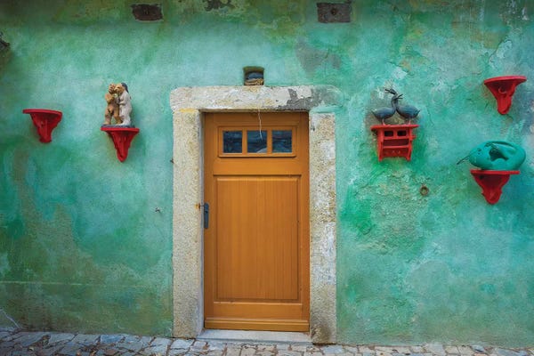 Doors: Czech Republic, Cesky Krumlov. House Exterior. by Jaynes Gallery