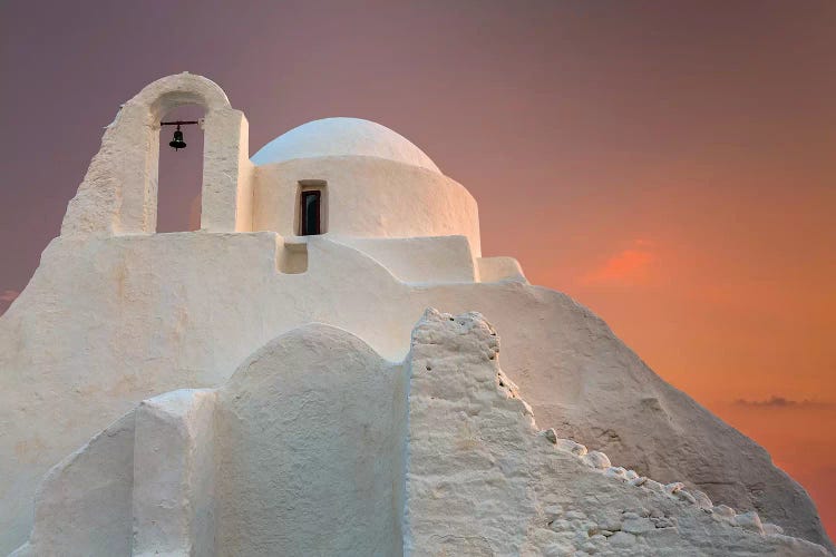 Europe, Greece, Mykonos. Church Of Panagia Paraportiani.