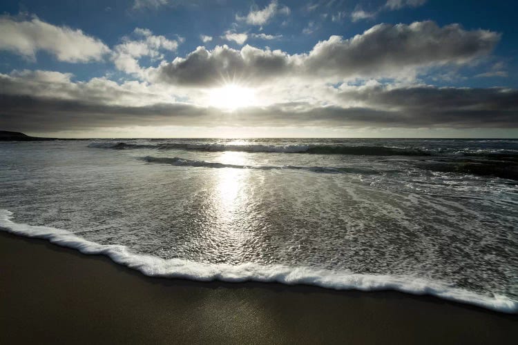 USA, California, La Jolla. Sunset over beach III