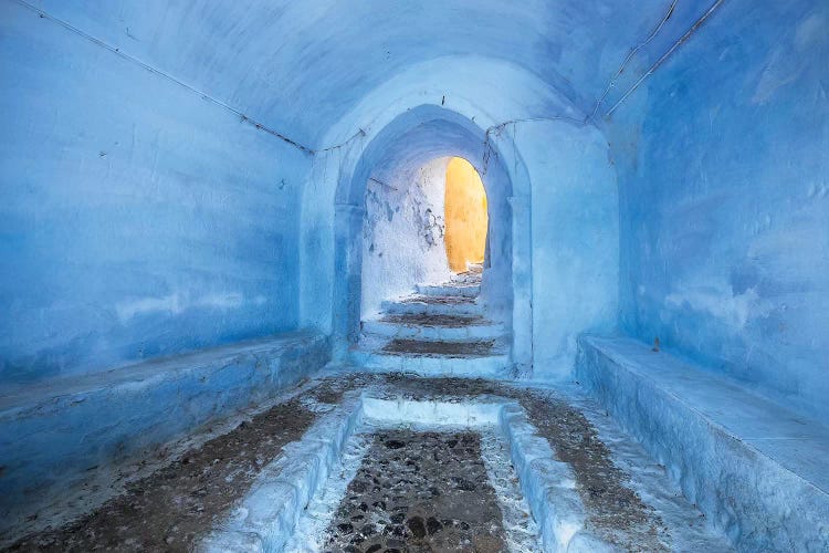 Greece, Pyrgos. Building Passageway.