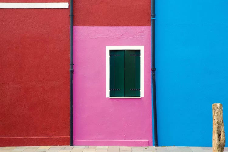 Italy, Burano. Colorful House Walls.