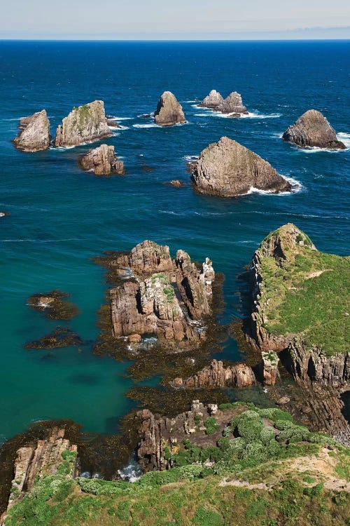 New Zealand, South Island. Ocean View From Nugget Point.