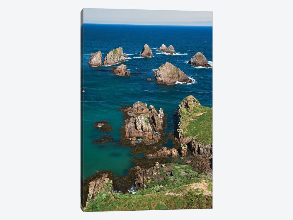 New Zealand, South Island. Ocean View From Nugget Point. by Jaynes Gallery 1-piece Canvas Print