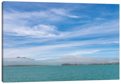 Usa, Alaska, Craig. Fog On Gulf Of Esquibel. Canvas Art Print - Alaska Art