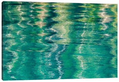 Usa, Alaska, Craig. Reflection In Rippled Water. Canvas Art Print - Alaska Art