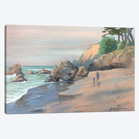Broad Beach Malibu Canvas Print #JYJ15} by Jay Johnson Canvas Art Print