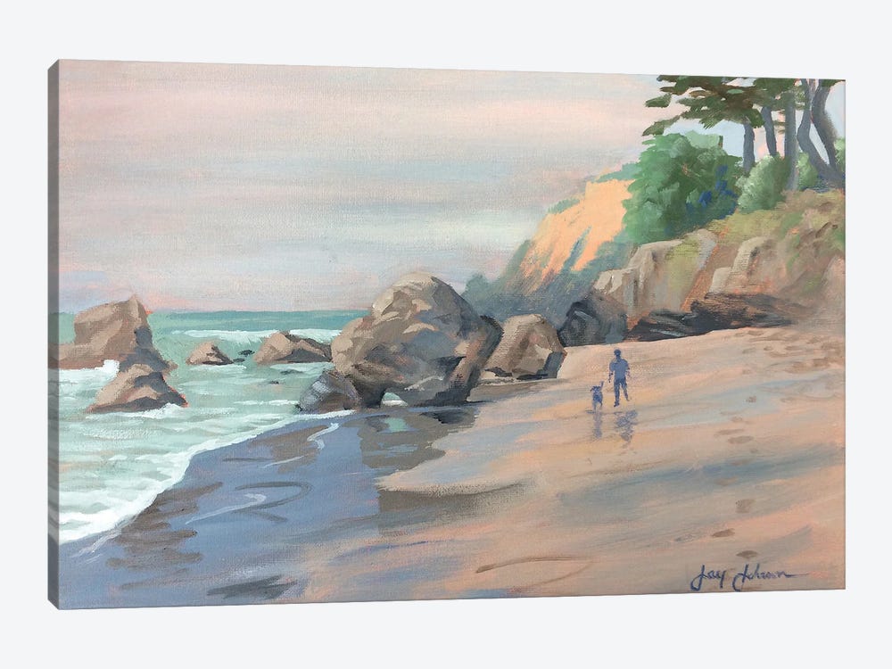 Broad Beach Malibu by Jay Johnson 1-piece Canvas Artwork