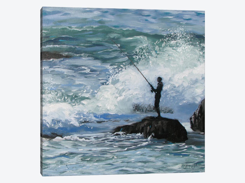 Fishing The Wild by Jay Johnson 1-piece Canvas Print