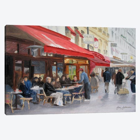 French Cafe IV Canvas Print #JYJ29} by Jay Johnson Canvas Print