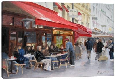 French Cafe IV Canvas Art Print - Jay Johnson