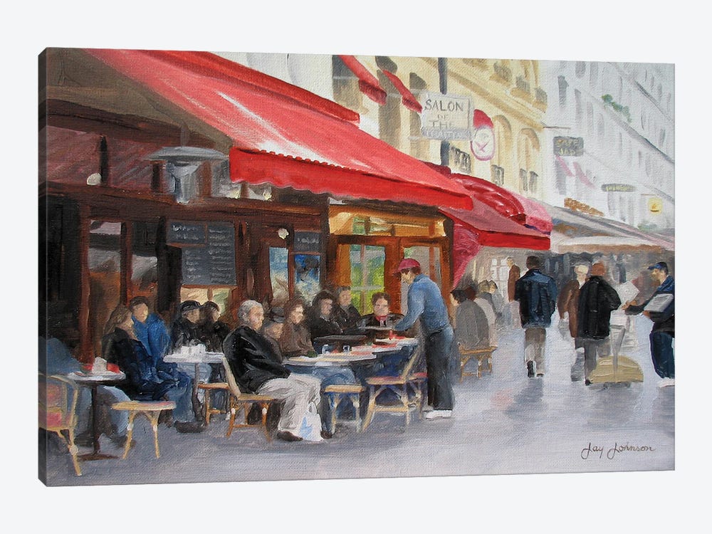 French Cafe IV by Jay Johnson 1-piece Canvas Art Print