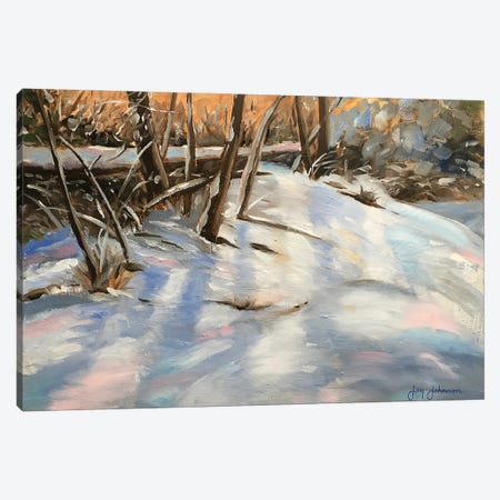 A Winters Day Canvas Print #JYJ2} by Jay Johnson Canvas Wall Art