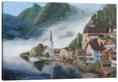 Hallstatt Austria Canvas Art Print - Austria Art