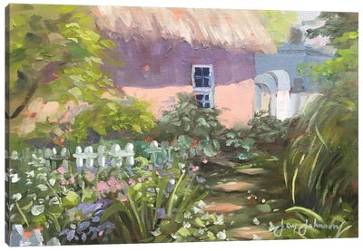 Ireland Cottage Canvas Art Print - Jay Johnson
