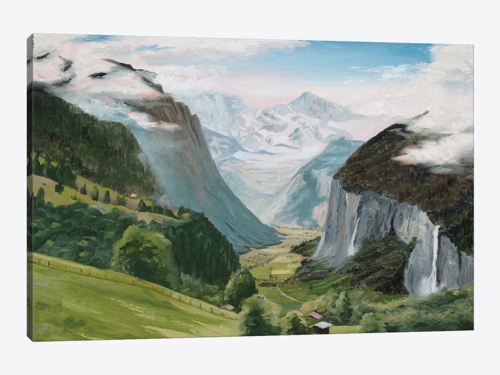 Lauterbrunnen Valley by Jay Johnson 1-piece Art Print