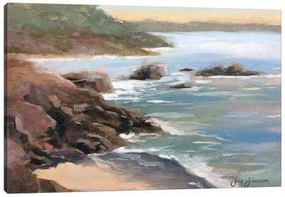 Leo Carillo Beach Sketch IV Canvas Art Print - Jay Johnson