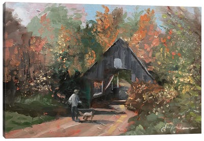 New England Canvas Art Print - Plein Air Paintings