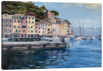 Portofino Canvas Art Print - Jay Johnson