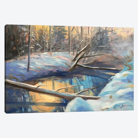 River Runs I Canvas Print #JYJ56} by Jay Johnson Art Print