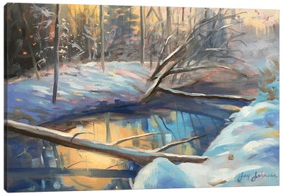 River Runs I Canvas Art Print - Jay Johnson