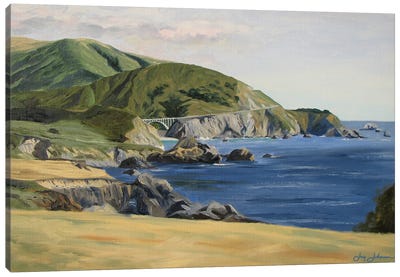 Rocky Point Canvas Art Print - Jay Johnson