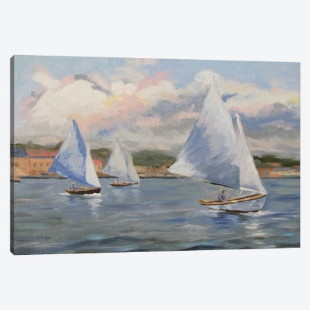 Sailing Sunday Canvas Print #JYJ58} by Jay Johnson Canvas Art