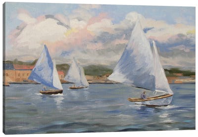 Sailing Sunday Canvas Art Print - Jay Johnson