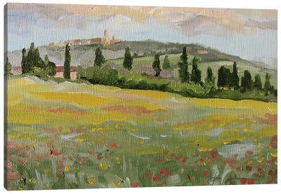 San Gimignano Canvas Art Print - Jay Johnson