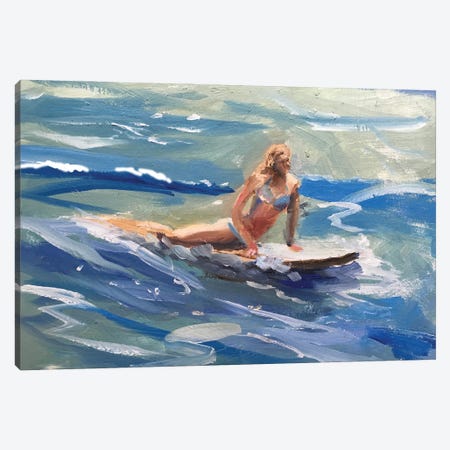 Surfs Up Canvas Print #JYJ62} by Jay Johnson Canvas Print