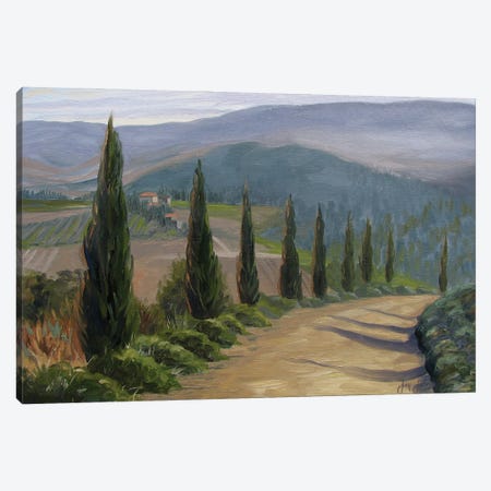 Tuscany Path Canvas Print #JYJ65} by Jay Johnson Canvas Wall Art