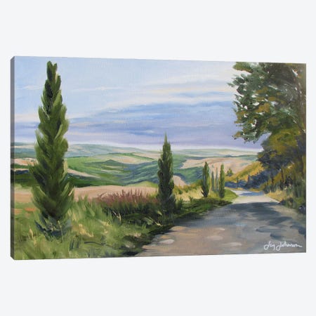 Tuscany Walk Canvas Print #JYJ66} by Jay Johnson Canvas Artwork