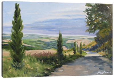 Tuscany Walk Canvas Art Print - Jay Johnson