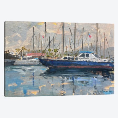 Ventura Harbor IV Canvas Print #JYJ68} by Jay Johnson Canvas Print