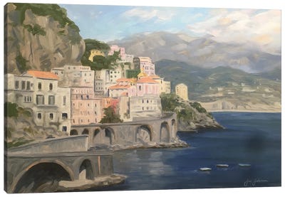 Amalfi Canvas Art Print - Campania Art
