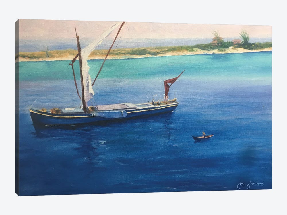 Blue Bahama by Jay Johnson 1-piece Canvas Art