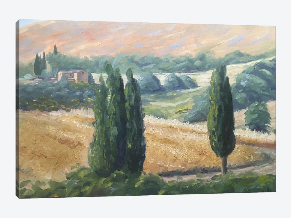 Golden Fields by Jay Johnson 1-piece Canvas Print