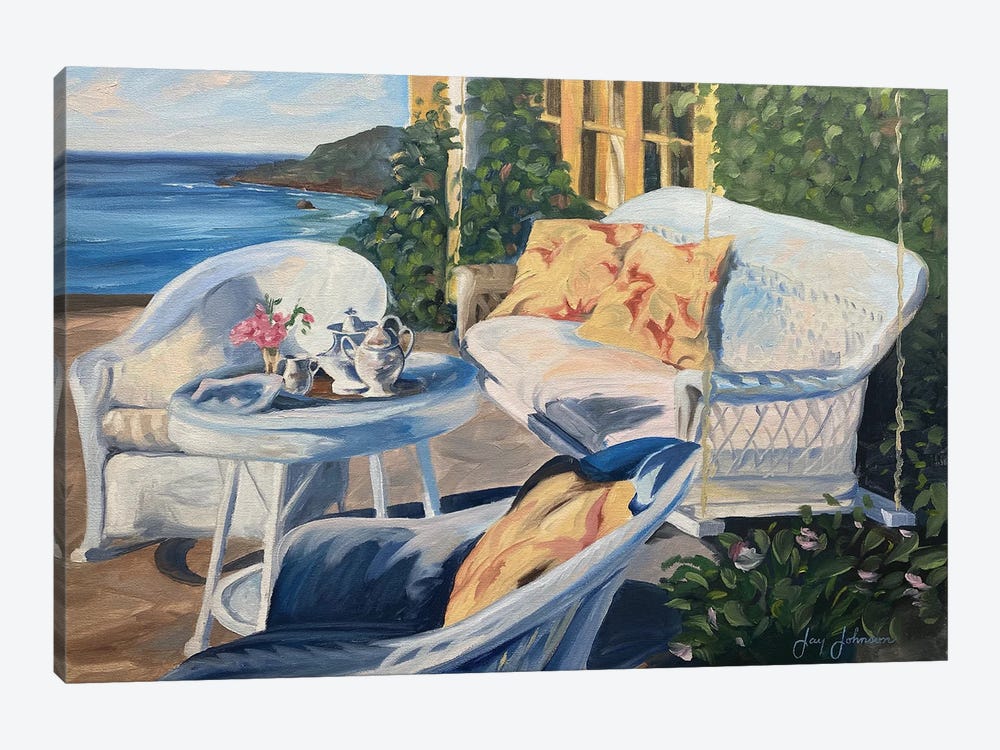 Porch Pleasure by Jay Johnson 1-piece Canvas Art Print