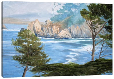 Carmel Bay Canvas Art Print - Jay Johnson